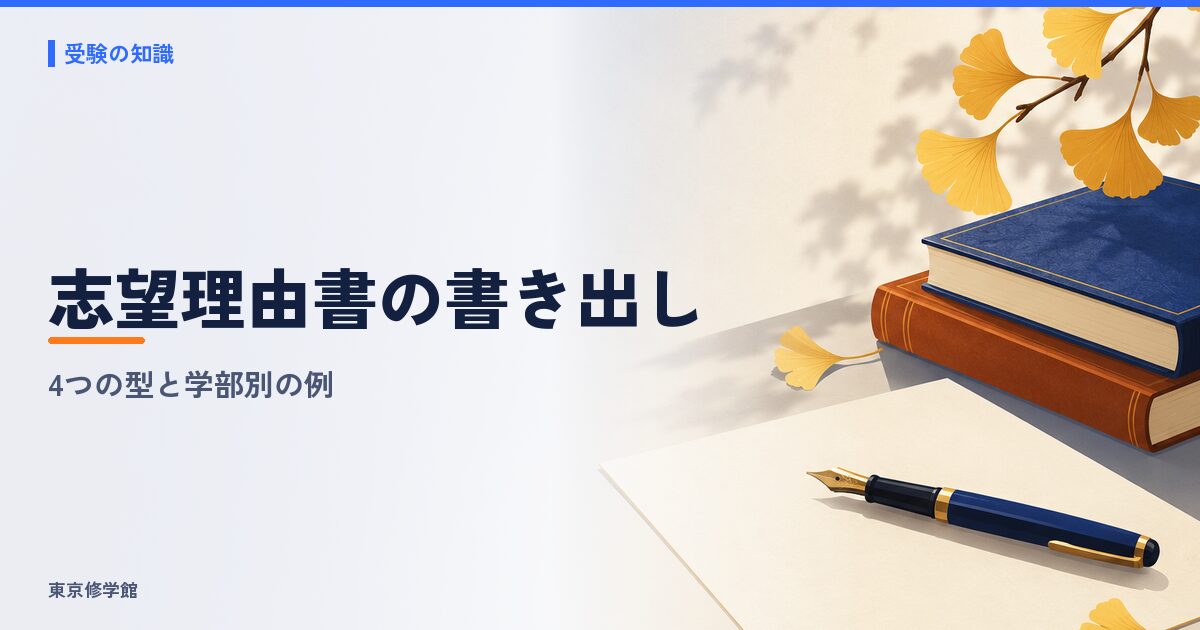 志望理由書の書き出し